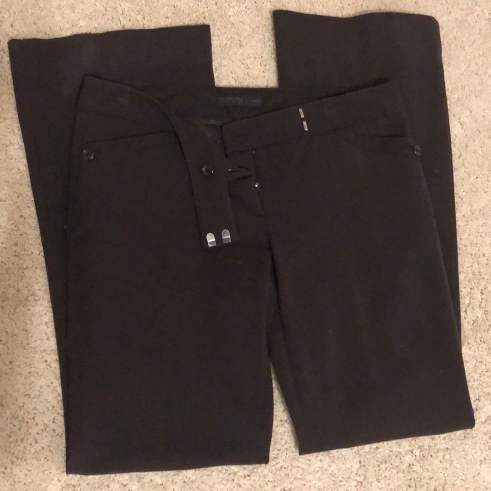 Dark brown dress pants
